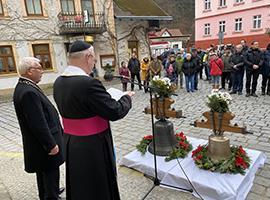 Žehnání zvonů kostela sv. Jana Nepomuckého v Hřensku