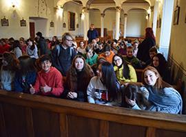 Adventní setkání studentů v bohosudovské školní kapli