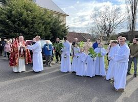 Květná neděle ve farnosti Most