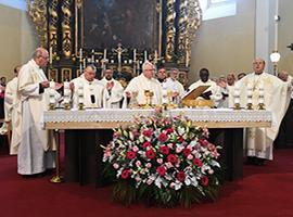 Litoměřický biskup oslavil životní jubilea